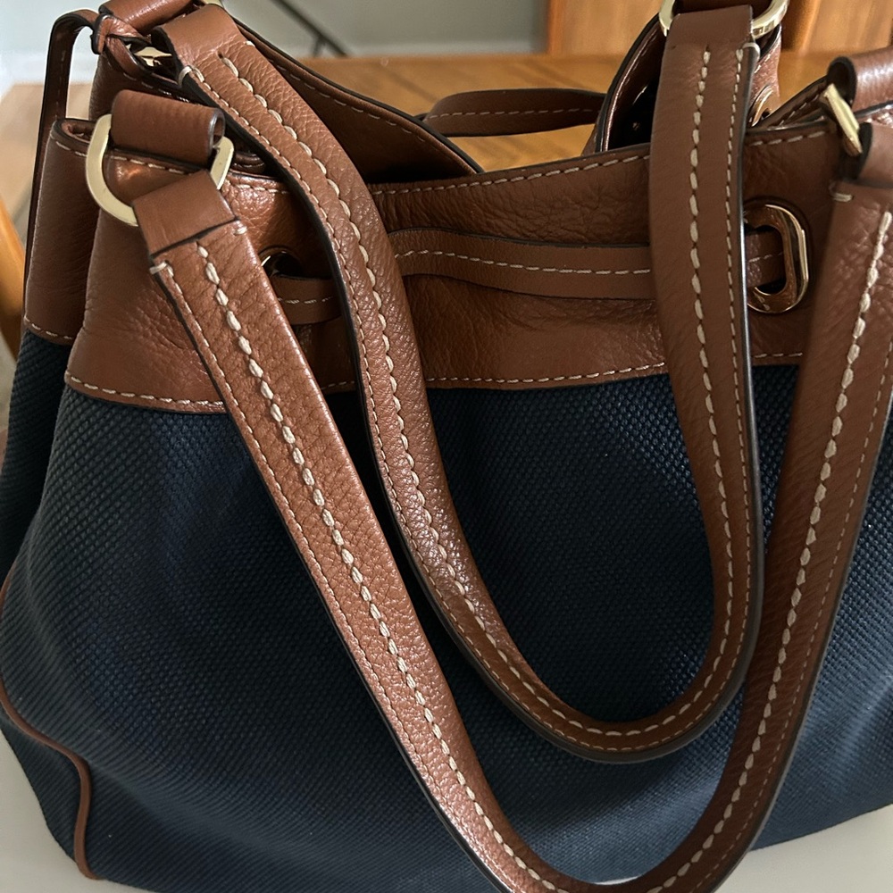 Michael Kors Brand New Bag Navy Blue and Tan - Picture 4 of 10